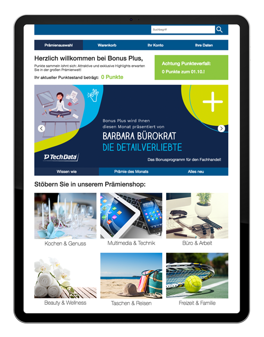 Bonus Plus Kampagne Mockup iPad 1